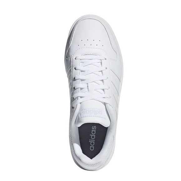 adidas hoops 2.0 All-White Low-Profile Court Sneaker - Picture 2 of 6
